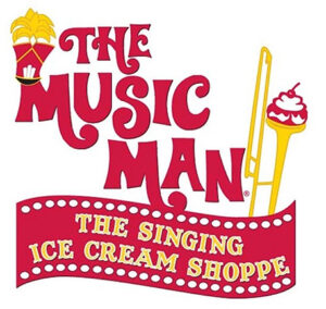 The Music Man Singing Ice Cream Shoppe logo