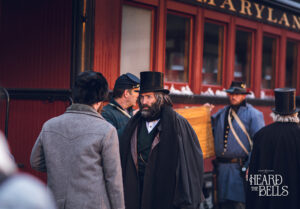 Stephen Atherholt films a scene in Sight & Sound Films' upcoming movie, "I Heard the Bells."