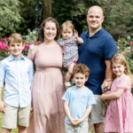 Nathaniel (’12), pastor of Westminster Presbyterian Church in Vicksburg, Miss., and Kelsey Stamper are the parents of Moses, Eden Victoria, Elijah and Iris Elizabeth.