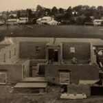 Hitchcock Hall was constructed during the 1974-75 school year and served as classroom space for over 35 years before being torn down prior to the construction of Teague Learning Commons in 2010.