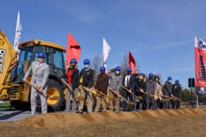 Groundbreaking of LBC's Willis Martha Herr Stadium.