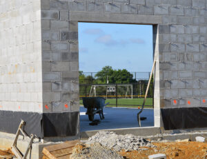 Herr Stadium construction.