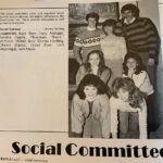 Seven students made up the 1986 Social Committee. According to the yearbook, this group planned dinners, skit nights, roller skating events, the semiformal and more.