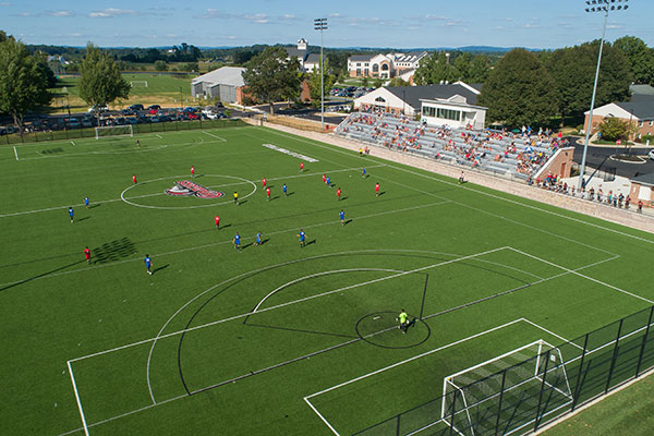 Aerial of Donald H. Funk Field/Herr Stadium