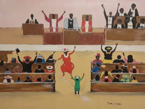 LBC graduate Milton Pollard's art on church