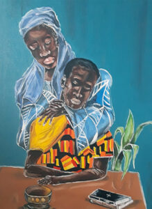 LBC graduate Milton Pollard's art on family