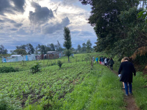 lbc students interact with representatives at The Kenya Project during a 2024 Journey Team trip.