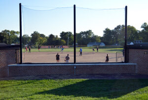 special olympics softball team practices at the lbc softball field