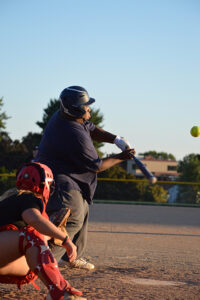 special olympics softball team practices at the lbc softball field