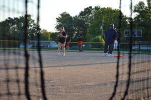 special olympics softball team practices at the lbc softball field